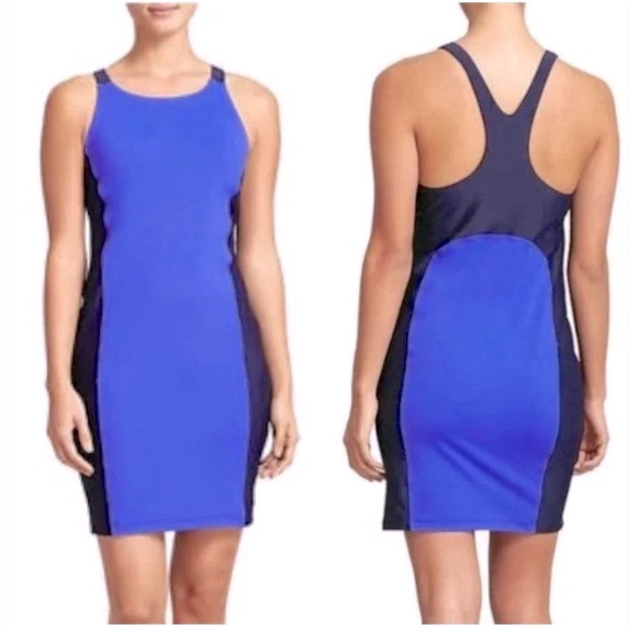 Athleta Caspian Colorblock Racerback Swim Dress - Picture 13 of 13